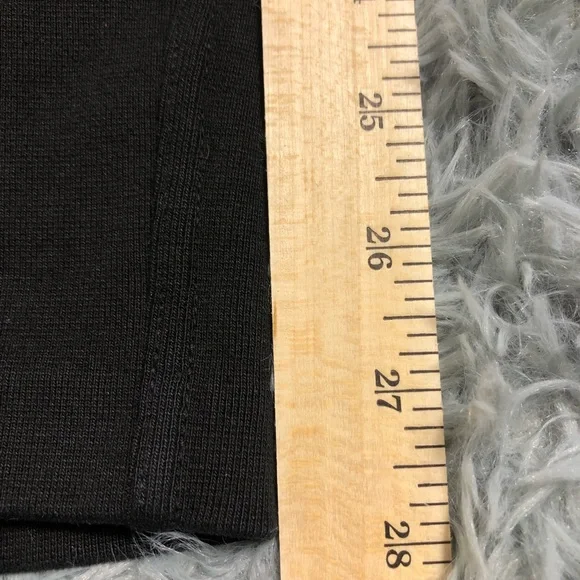 CITIZENS OF HUMANITY JEANS BLACK MANNER TAB FRONT PENCIL KNIT SKIRT SIZE 28 - Picture 2 of 10